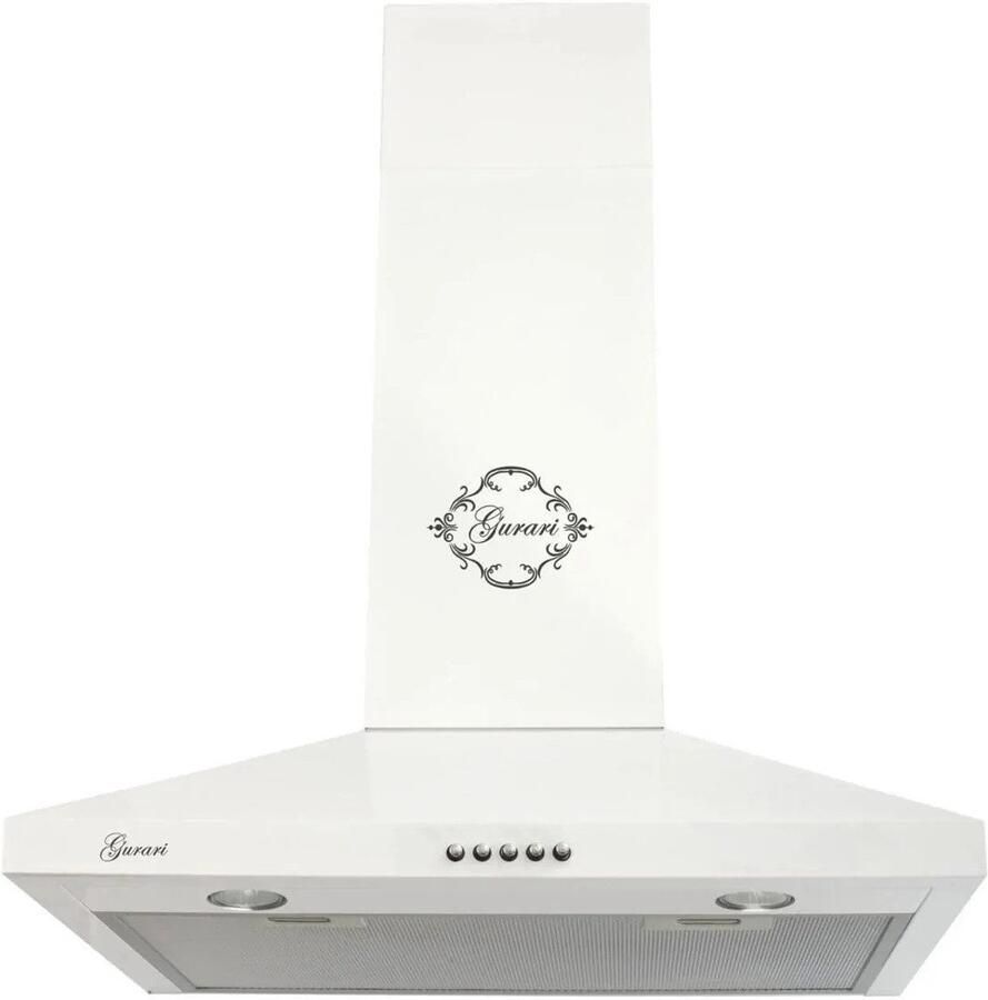 Gurari Wandafzuigkap GCH C 147 WH 6 N Afzuigkap 60 cm 1000 m³ u Wit