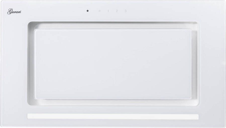 Gurari plafond afzuigkap GCH E 217 WH 52 Prime N+Slang inbouw inbouwafzuigkap 60 cm glas wit -1000m³ h