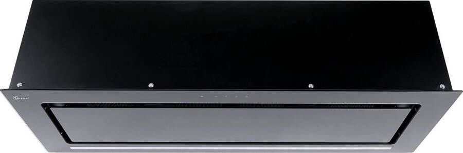 Gurari plafondluik GCH E 217 90 BL PRIME N afzuigkap 90 cm zwart glas 1000m³ h