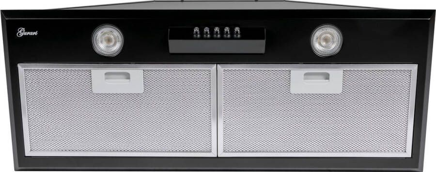 Gurari ventilatormodule GCH B 051 BL 70 N+Koolfilter inbouw Afzuigkap 70 cm plafondkap 1000m³ h LED