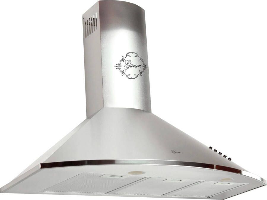 Gurari Wandafzuigkap GCH С 046 IS 9 N+Koolfilter Afzuigkap 90 cm roestvrij staal 1000m³ h Afzuigkap