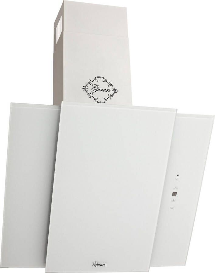 Gurari Waskap GCH S 171 WH 60 Prime Afzuigkap 60 cm Wandkap Wit glas 1000m³ h