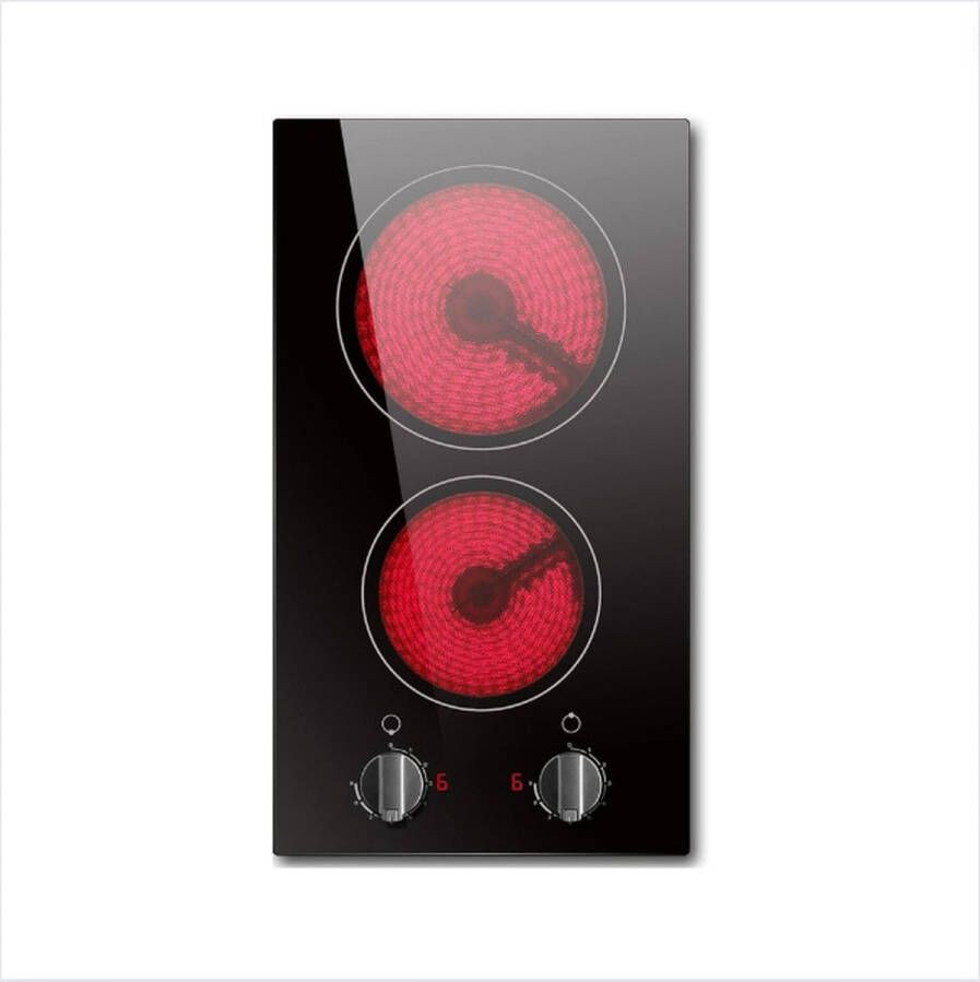 GUTEC Elektrische Kookplaat 2 Pits Inductie Fornuis 30 cm Gemakkelijke Bediening Inductie Kookplaat 2 Pits Veilig & Snel Koken Zwart 4