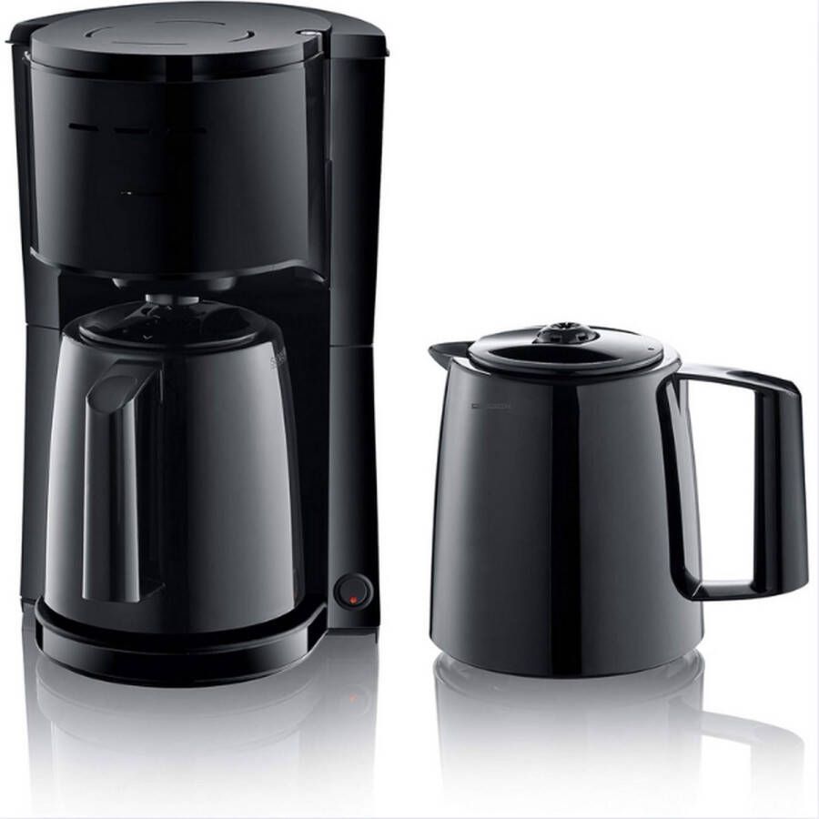 GUTEC Koffiezetapparaat met Thermoskan Koffiezet Met 2 Thermoskannen Koffiezet Apparaat 1000W Langdurig Warmhouden