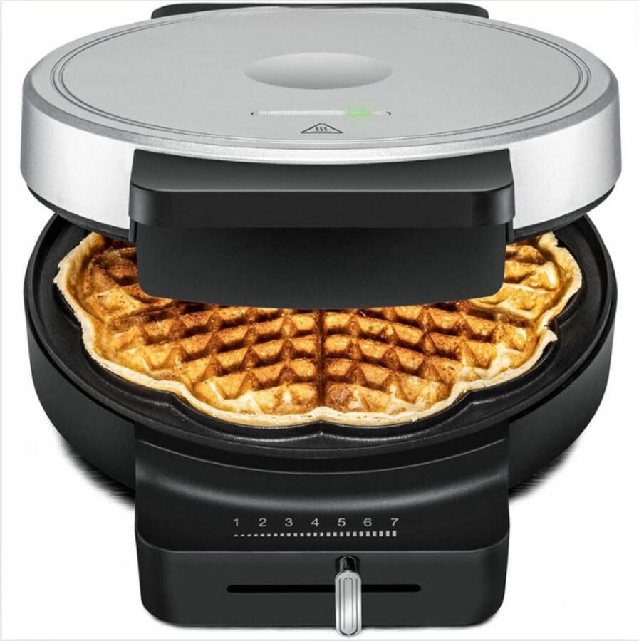 GUTEC Wafelijzer Hartvorm Wafelijzer Hartjes Met Temperatuurregeling Harten Wafelijzer Voor Perfecte Wafels