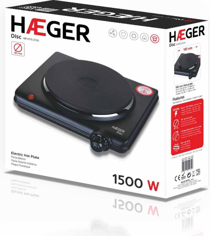 Haeger Disc Elektrische kookplaat