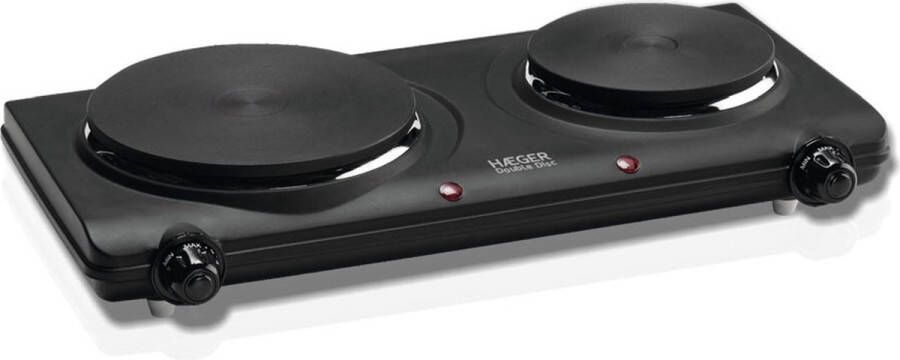 Haeger Double Disc Elektrische kookplaat