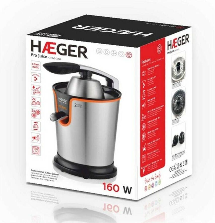 Haeger Elektrische juicer Pro Juice 160 W 160 W - Foto 2
