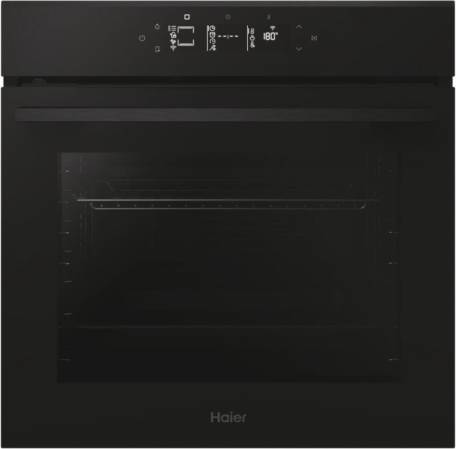 Haier H6ID46R5YTB Inbouw Oven Serie 4 – 78L – Pyrolyse+Hydrolyse reiniging – 20pr. – Wifi bediening Airfry