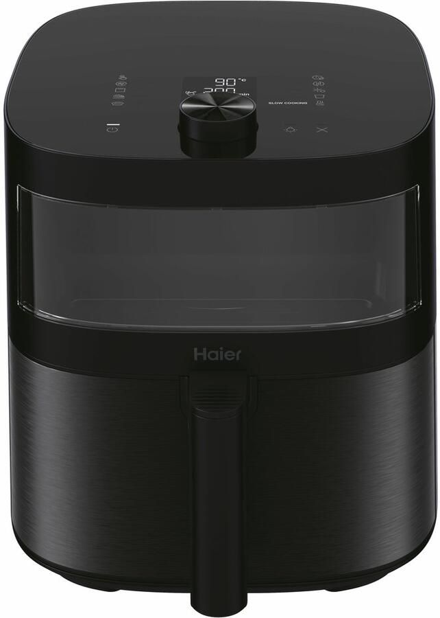 Haier HAF5TWA3 011 Enkel 7 l Vrijstaand 2000 W Heteluchtfriteuse Zwart