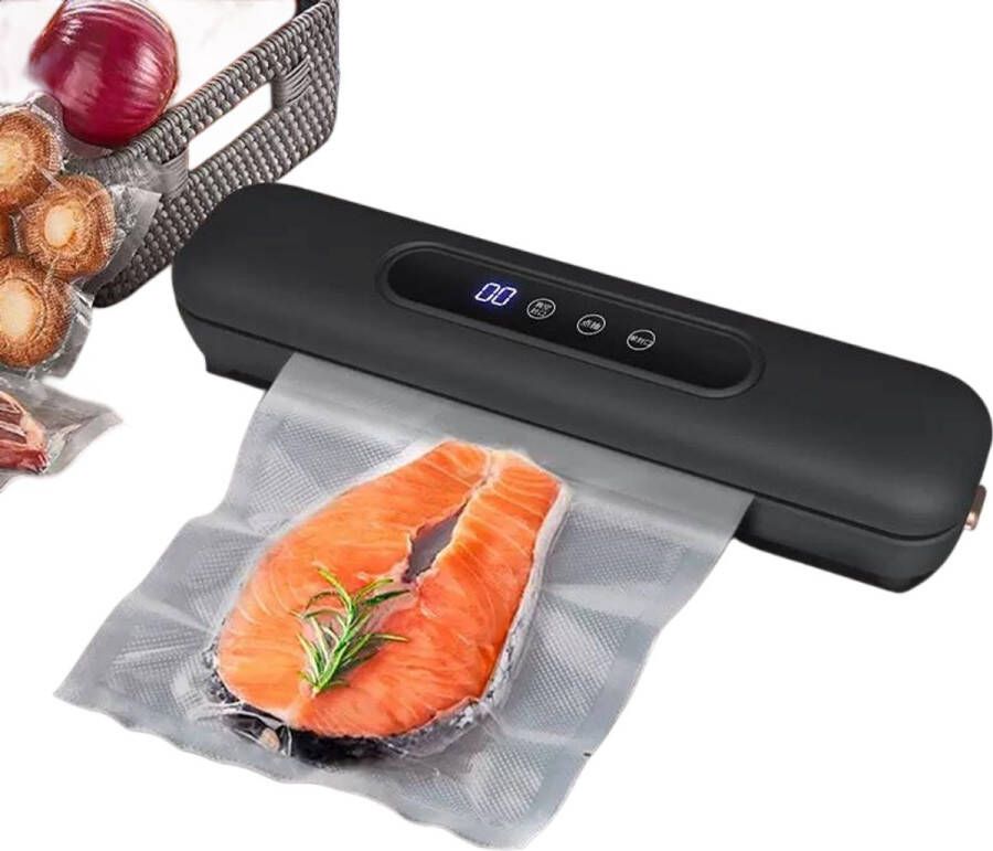 Haley family Multifunctionele vacumeermachine Vacuum machine Zelf Voedsel Verpakken-Nat en droog gebruik eenvoudige bediening waterproof touch meerdere modi-Seal Apparaat Vershoudapparaat Vacuumzakken Inclusief 10 Vacumeerzakken