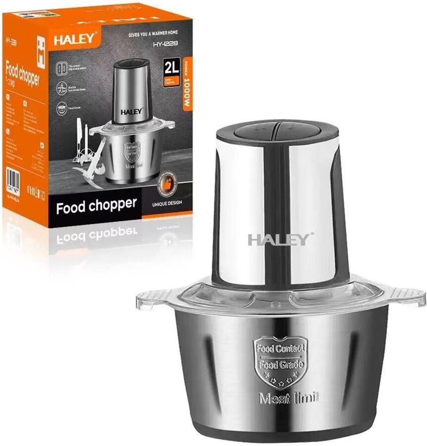 Haley Raf Gehaktmolen Meat Grinder Elecktrisch Machine Foodprocessor Meat Mincer Keukenmixer Keukenmachine