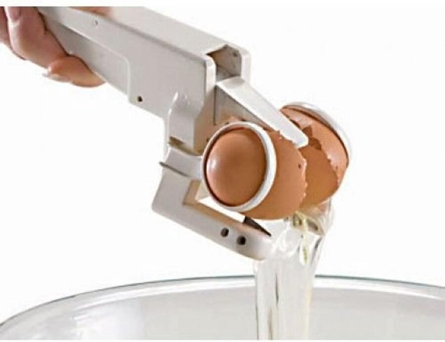 Handheld Eieren Kraker en Eigeel Scheider Keuken Gadget
