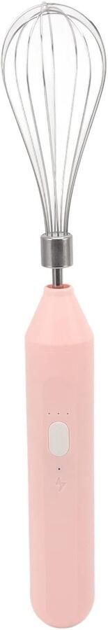Handheld Melkopschuimer Roze Oplaadbare Roestvrijstalen Keukenhulp Voor Drones en Koffieliefhebbers