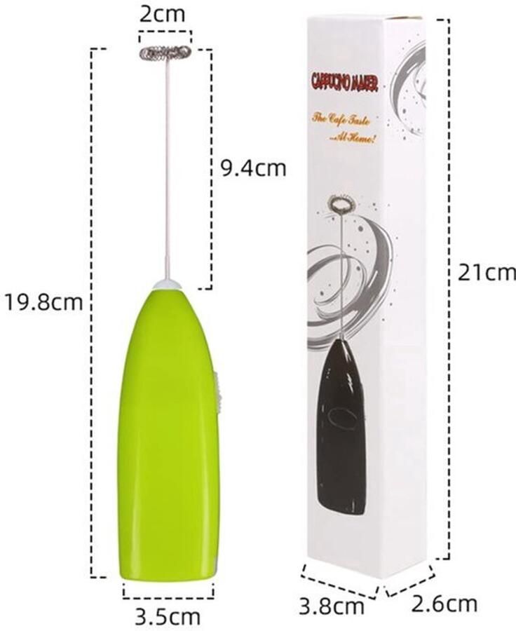 Handheld Melkschuimer Handheld Garde Elektrische Melkschuimer Schuimer Mini Drink Mixer Foam Maker Garde Drink Mixer voor Koffie Frother voor Latte Cappuccino Warme Chocolade
