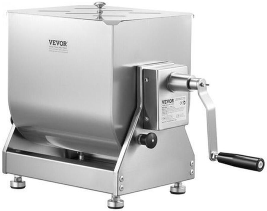 Handmatige Vleesmenger 20 L Roestvrij Staal 13 6 Kg Capaciteit Kantelbak Industriële Worstmenger