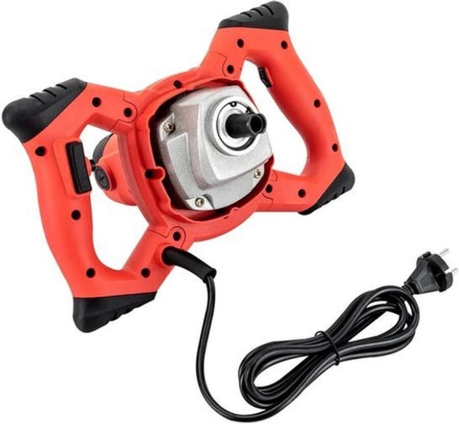 Handmixer Cementmixer 1500 W Vermogen 6 Snelheden 34 8 Inch Lengte Rood Professionele Mortelmixer