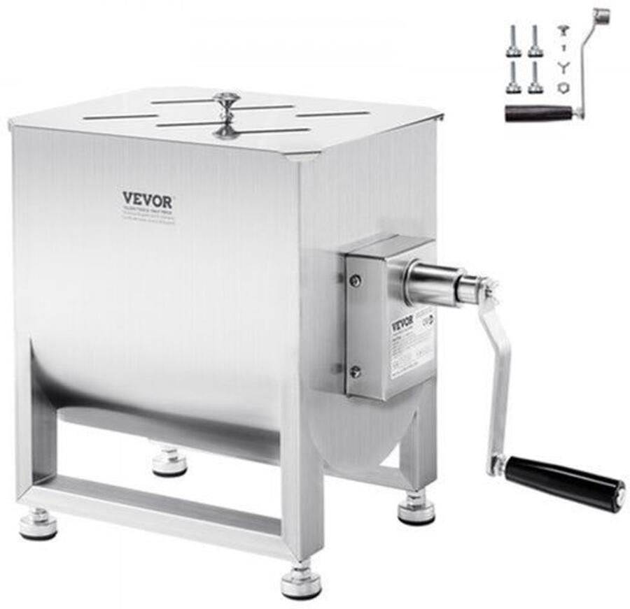 Handmixer Handmatige Vleesmenger 30 L Inhoud 13 6 Kg Capaciteit Roestvrij Staal Voor Worst En Gehakt
