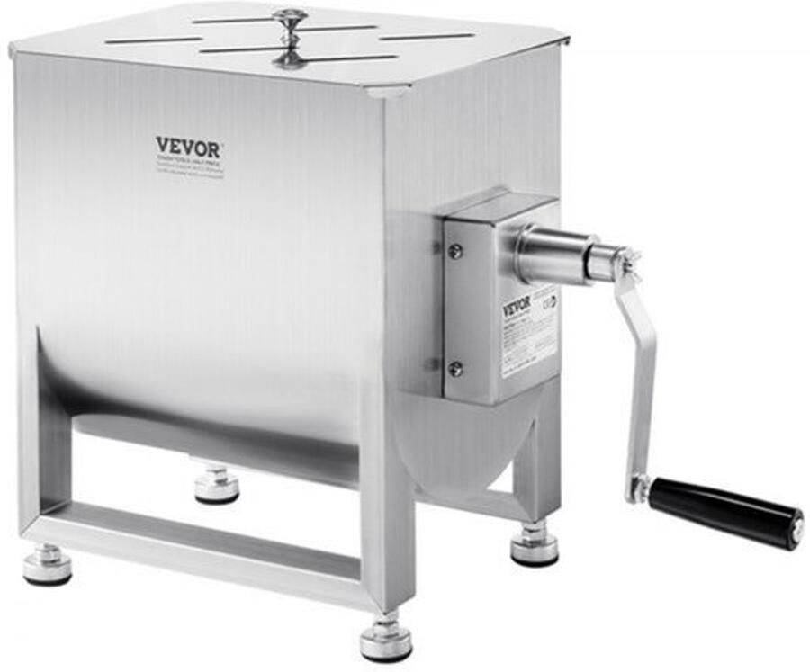 Handmixer Vleesmenger 30 L Inhoud 8 3 Kg Gewicht Roestvrij Staal Voor Worst En Gehakt