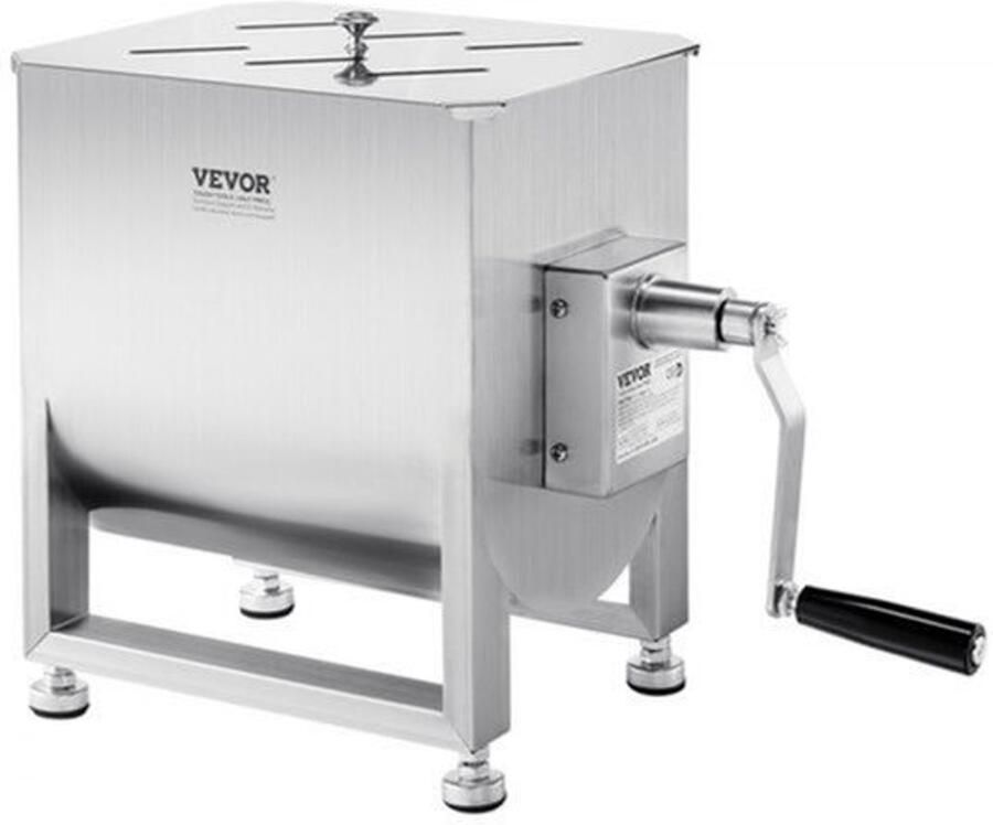 Handmixer Vleesmenger 30 L Inhoud 8 3 Kg Gewicht Roestvrij Staal Voor Worst En Gehakt