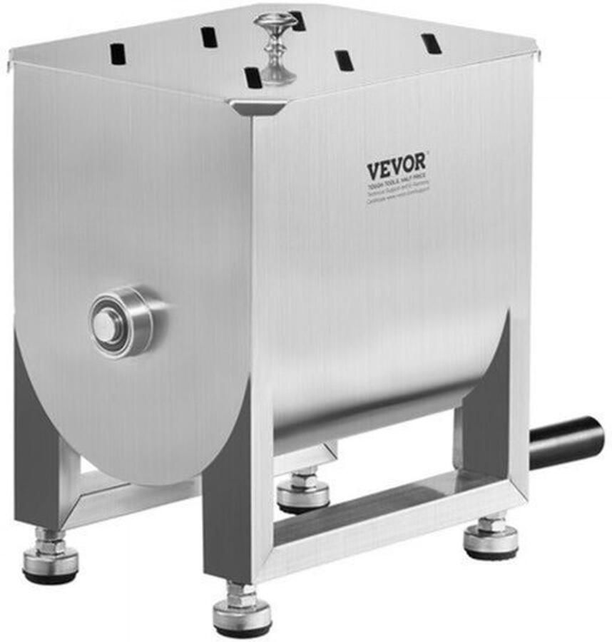 Handmixer Vleesmixer 15 L Capaciteit 6 8 kg Vlees RVS Handmatig Bediening Vleesmenger