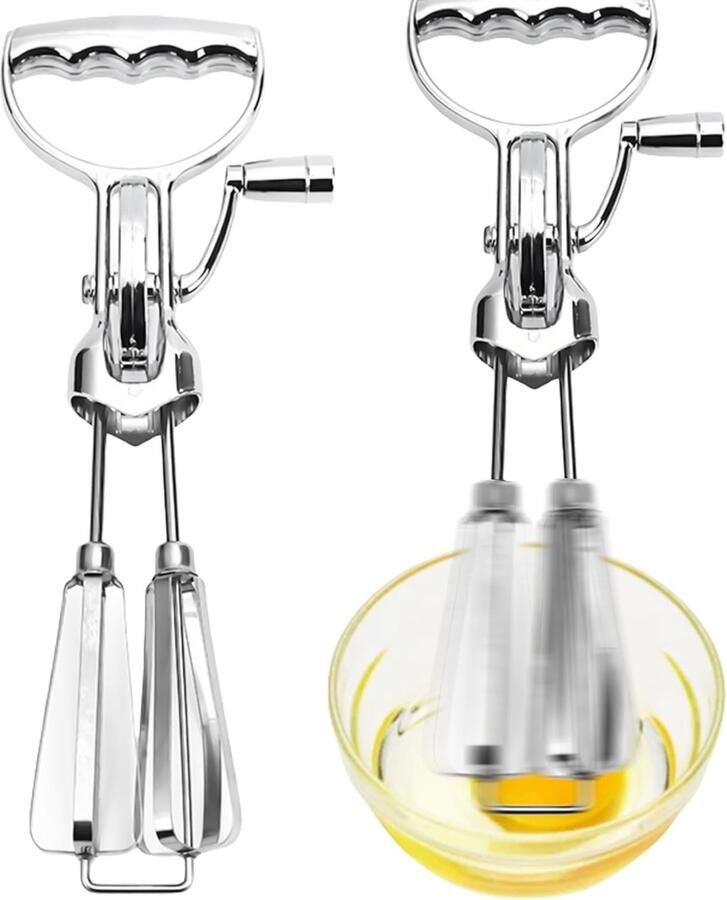Handmixer zonder Stroom van Roestvrij Staal