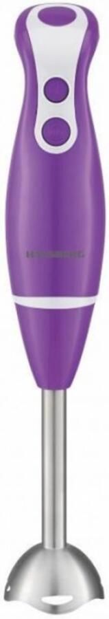 HAUSBERG HB-7672MV Staafmixer – 300W Handblender met RVS Staaf 2 Snelheden Afneembare Mixstaaf & Ergonomische Greep – Paars