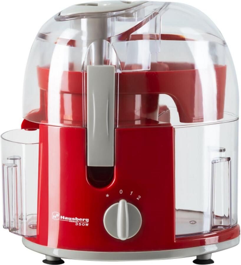 HAUSBERG sapcentrifuge HB-7500 Juicer 350W Zwart 3 snelheden 400ML