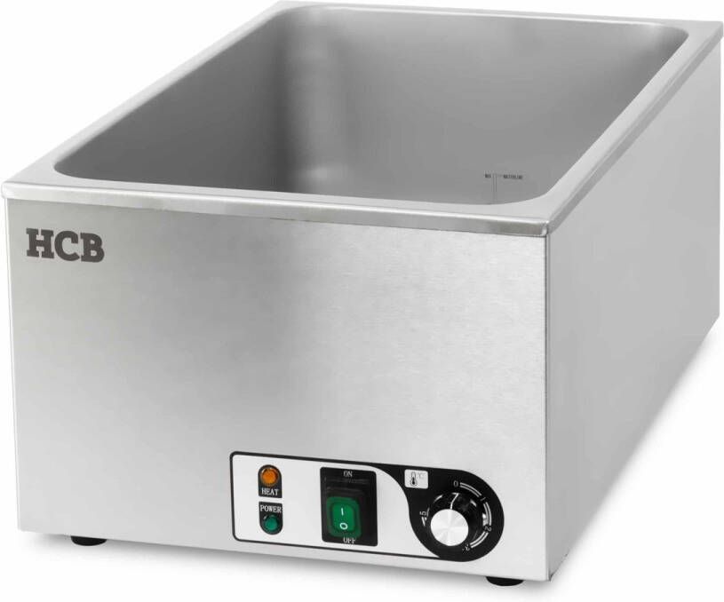 HCB Bain marie 1 1 GN 230V RVS INOX 9 kg 2793