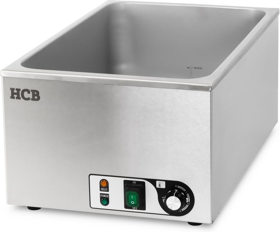 HCB Bain marie 1 1 GN 230V RVS INOX 9 kg 2793