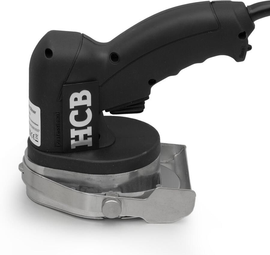 HCB Professioneel Horeca mes voor Doner of Kebab 60 kg dag 230V RVS INOX Dönermes Kebab maker machine 12.5x14.5x17.5 cm (DxBxH) 0.80 kg 1667