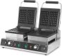 HCB Professioneel horeca Wafelijzer voor 4 Luikse wafels Wafelmaker van RVS INOX 38x63x27 cm (DxBxH) 20 kg 9921 - Thumbnail 2