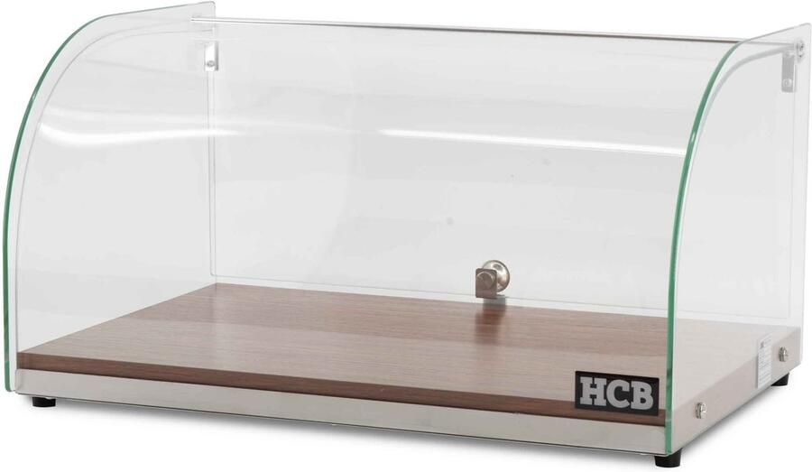 HCB Professionele Glazen opzet vitrine 25 liter 9.50 kg 2879