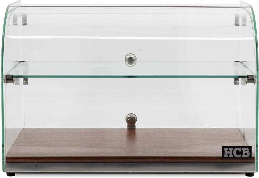 HCB Professionele Glazen opzet vitrine 45 liter 14 kg 2880