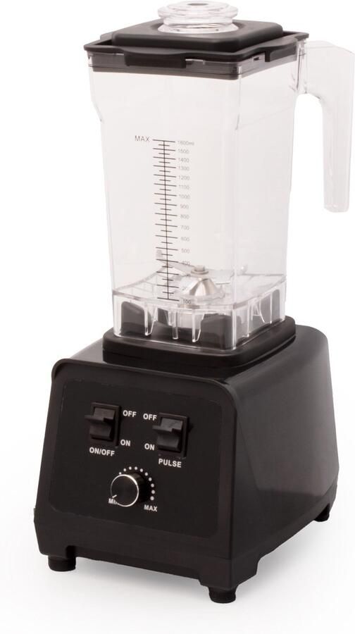 HCB Professionele Horeca Blender 1 6 liter 1500 Watt 230V 20x18x43 cm (DxBxH) 4 kg 8305