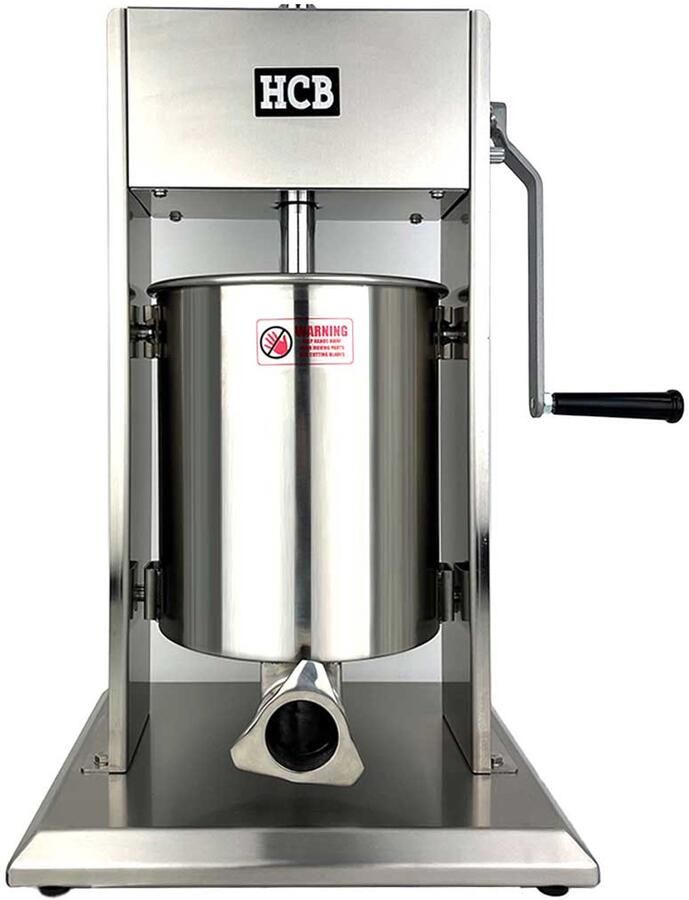 HCB Professionele Horeca Churros machine verticaal 10 liter RVS INOX Churrosmachine Churros maker 33x37x58 cm (DxBxH) 13 kg 1664