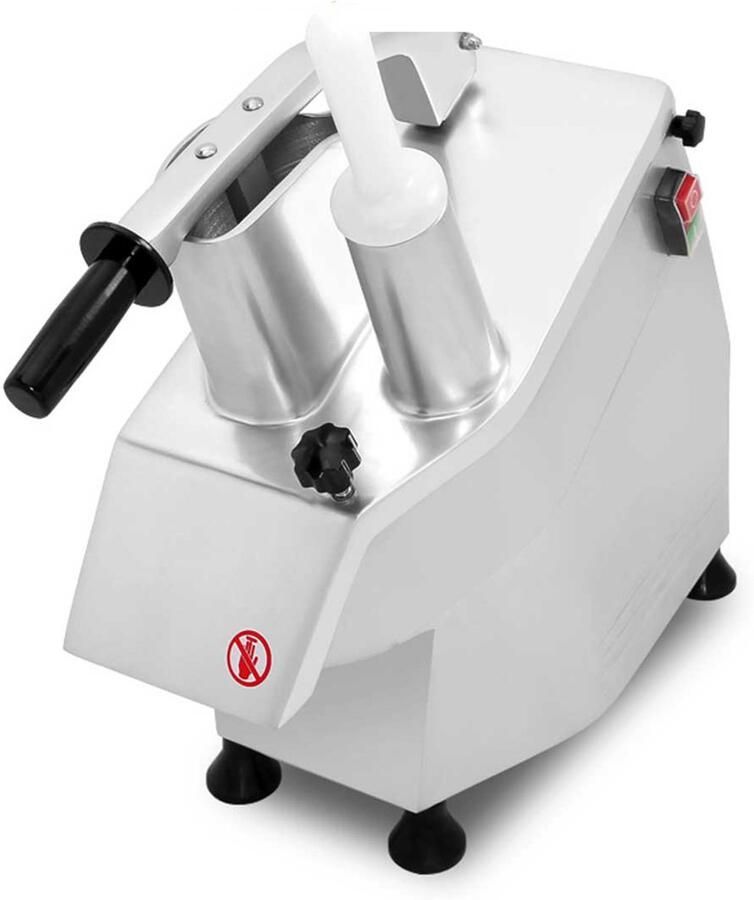 HCB Professionele Horeca Groentesnijmachine 5 schijven 230V Groentesnijder Mandoline Groentesnijder elektrisch 29x40x54 cm (DxBxH) 22 kg 2508