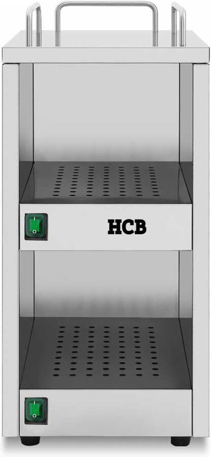 HCB Professionele RVS INOX Kopjeswarmer 36 kopjes Horeca koppenwarmer 15 kg 9505