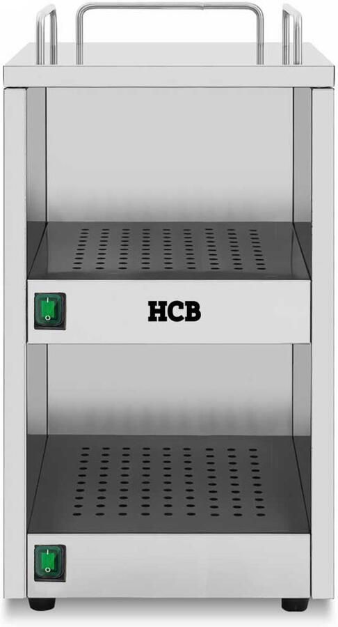 HCB Professionele RVS INOX Kopjeswarmer 72 kopjes Horeca koppenwarmer 15 kg 2798