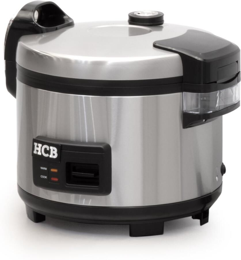 HCB Rijstkoker 10 liter RVS INOX rijst koker 8 kg 6476