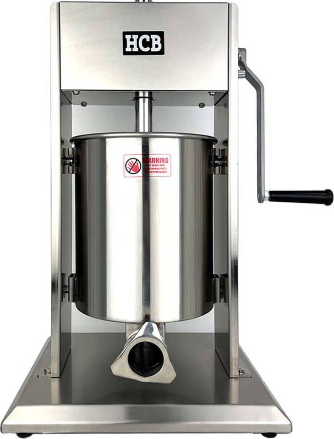 HCB Professionele Horeca Churros machine verticaal 10 liter RVS INOX Churrosmachine Churros maker 37x33x58 cm (BxDxH) 13 kg 1664