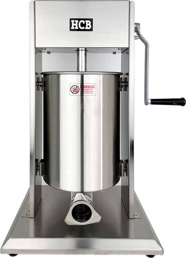 HCB Professionele Horeca Churros machine verticaal 12 liter RVS INOX Churrosmachine Churros maker 37x33x63 cm (BxDxH) 14 kg 1665