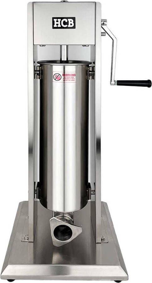 HCB Professionele Horeca Churro smachine verticaal 7 liter RVS INOX Churrosmachine Churros maker 30x30x83 cm (BxDxH) 13 kg 1660