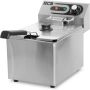 HCB Professionele grote Horeca frituurpan Friteuse 9 liter 230V RVS INOX frietketel frietpannen frietpan 41.5x27x34 cm (DxBxH) 3250W 2590 - Thumbnail 2