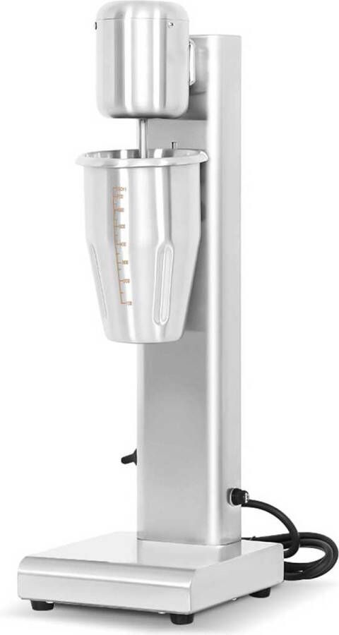 HCB Professionele Horeca Milkshakemixer 750 ml RVS INOX Milkshakemaker 17x17x52 cm (BxDxH) 6 kg 6819