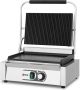 HCB Professionele Horeca Paninigrill glad 230V RVS INOX panini contact grill 43x36.5x21 cm (BxDxH) 20 kg 9951 - Thumbnail 1