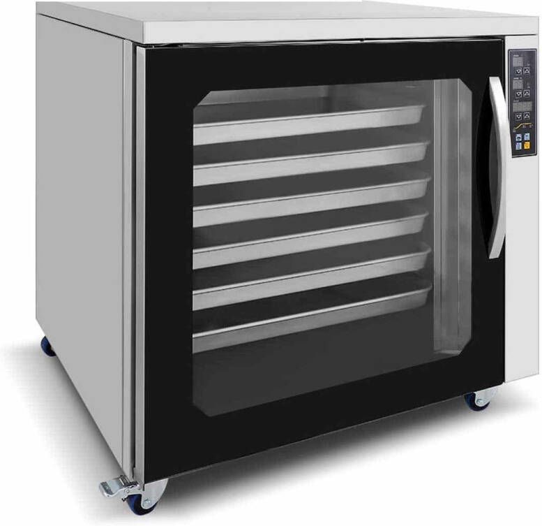 HCB Professionele Horeca Rijskast 8 x 60 40 cm 230V RVS INOX rijsmachine rijsautomaat 75x84x91 cm (DxBxH) 78 kg 2631