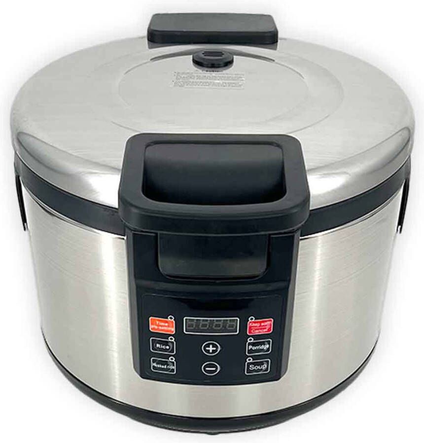 HCB Professionele Horeca Rijstkoker 19 liter 230V RVS INOX Rijst koker 55.5x43x36 cm (BxDxH) 8 kg 3784