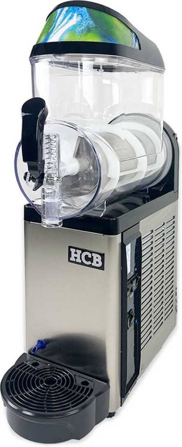 HCB Professionele Horeca Slushmachine 1 x 12 liter 230V Slush puppy machine 22x51x79.5 cm (BxDxH) 23 kg 9969