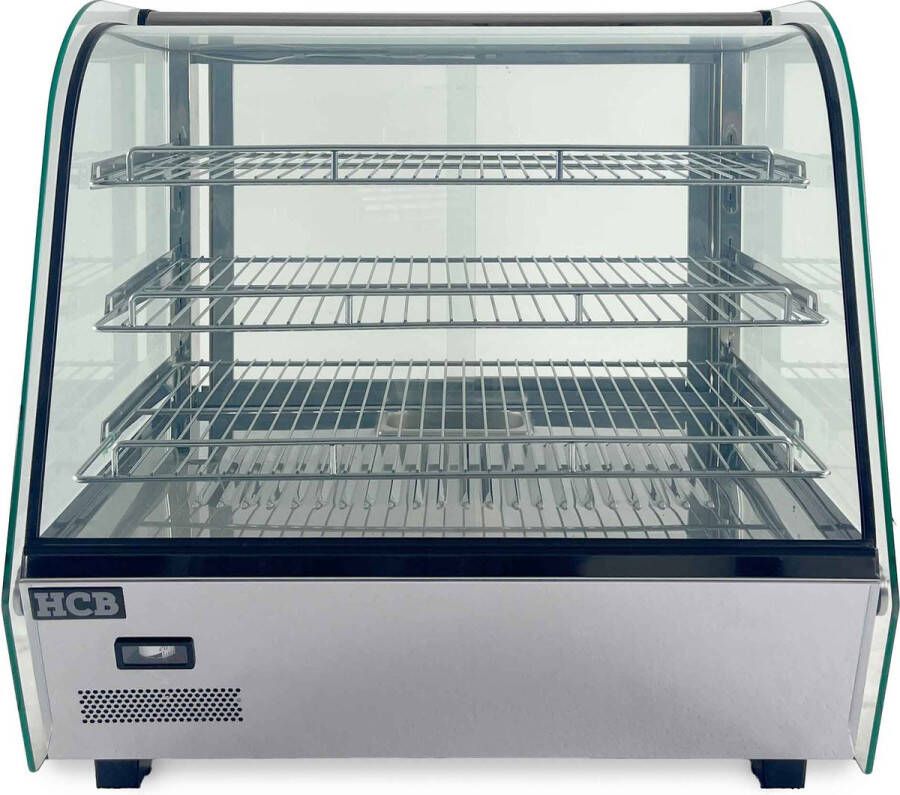 HCB Professionele Horeca Warmhoudvitrine 120 liter 230V RVS INOX 56.8x67.8x67 cm (DxBxH) 48 kg 3521 - Foto 2